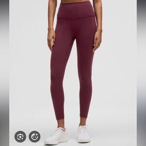 Lululemon wunder under high rise 25”